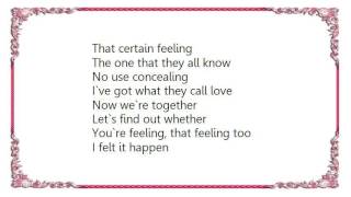 Ella Fitzgerald - That Certain Feeling Lyrics