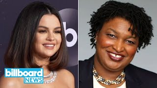 Selena Gomez Hands Instagram Over to Stacey Abrams | Billboard News