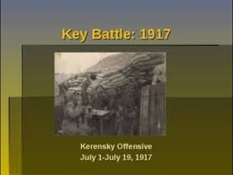 Russian Revolution of 1917:  Miliukov and Kerensky
