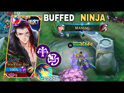 NEW META BUFF HAYABUSA CAN'T REACT TO THIS ANNOYING MOVE 1 HIT COMBO BUILD! ZILONG BEST BUILD 2023