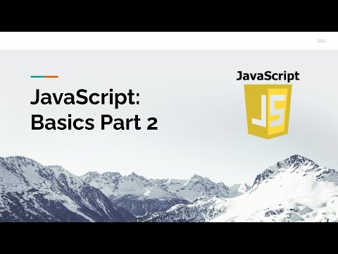 Javascript Basics Part 2