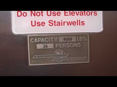 ANNOYING Montgomery Traction Elevator at MU Psychiatric Center, Columbia, MO