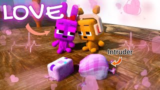 [4K] Sprunki Plush Toy's love! Is the axolotl a nuisance? [💓Fluffy Craft💓]​