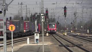 preview picture of video 'Treuchtlingen Bahnhof 21.02.2015 volles Programm'