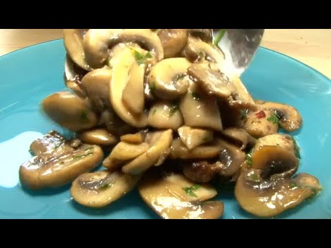 Recette pour faire des champignons sautés à l 'ail et au vin blanc