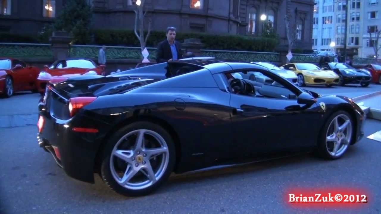 Black Ferrari 458 Spider