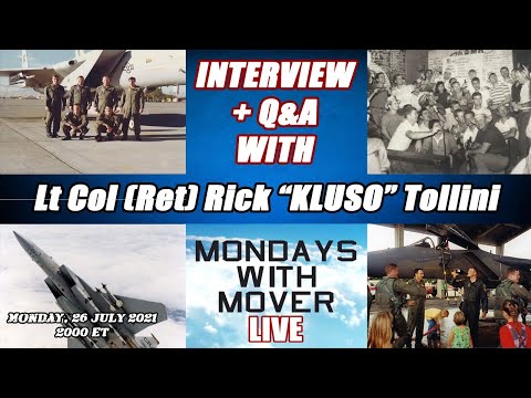 MiG Killer! Interview with F-15 Pilot Rick "KLUSO" Tollini *LIVE* 7-26-21 at 8PM ET