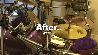 Video thumbnail for Lars Ulrich Tama Drums Starclassic Worldwired drum kit unboxing by Simone Lockhart