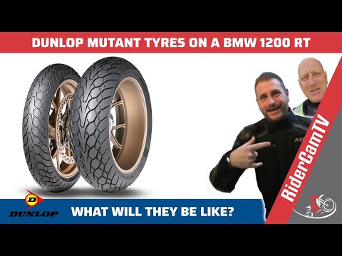 Dunlop Mutants on a BMW 1200 RT | A new set of tyre on Barney!