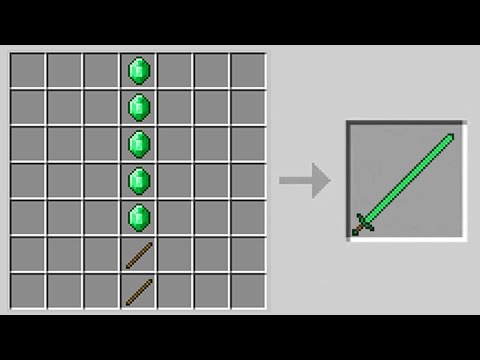 How to craft a cursed sword in Minecraft...