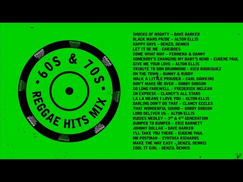 60s & 70s Reggae Hits Mix - Alton Ellis, Dave Barker, Rico Rodriguez & more | Pama Records