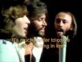 *** Too Much Heaven - Bee Gees - with lyrics