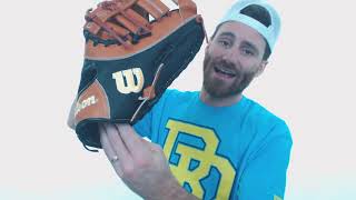 Video thumbnail: Wilson A2000 SuperSkin 1620 Spin Control 12.5" Baseball First Base Mitt: WBW100123125