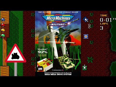 MicroMachines Military Megadrive