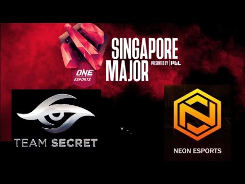 Team Secret vs OB.Neon I One Esports Singapore Major 2021I BO3 I Lower Bracket Top 6
