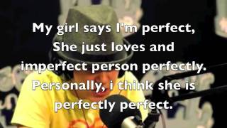 Justin&#39;s Freestyle with lyrics on screen