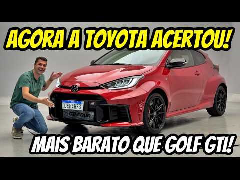 NOVO GR YARIS - HUMILHOU O GOLF GTI! MELHOR E MAIS BARATO!