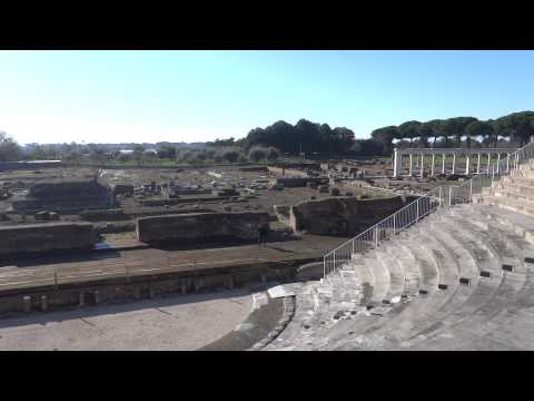 OurTour visit Minturnae Roman ruins at Minturno, Italy