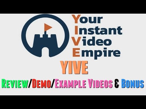 Your Instant Video Empire (YIVE) Review Demo Bonus - Create 100s of Amazon Product Review Videos Video