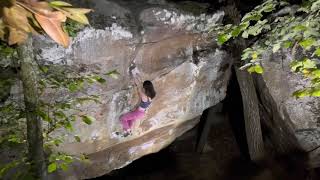 Video thumbnail of Cyclops, V6. Stone Fort, LRC/Little Rock City