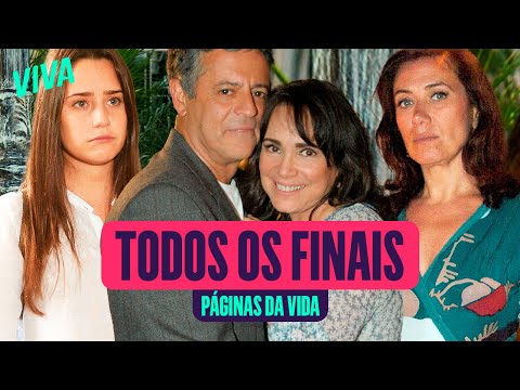 TODOS OS FINAIS DE PÁGINAS DA VIDA: NANDA SALVA MARTA, HELENA FICA COM CLARA E MAIS! | VIVA