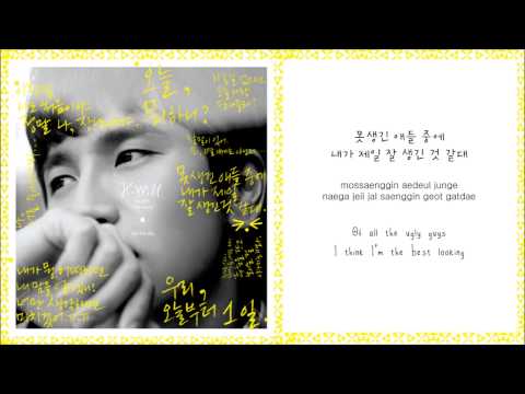 K.Will (케이윌) Day 1 (오늘부터 1일) Color Coded Lyrics HAN/ENG/ROM 가사