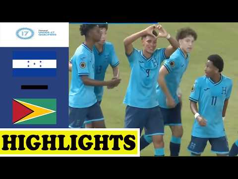 Honduras vs Guyana Highlights | U17 Concacaf 2026 Qualifiers
