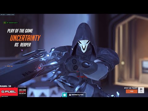 POTG! SUREFOUR INSANE REAPER + SOLDIER 76 GAMEPLAY OVERWATCH 2