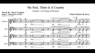 C.H.H. Parry - Songs of Farewell (w/score)