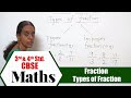 3rd 4th STD Maths Fraction Types Of Fraction CBSE Syllabus Mathematics