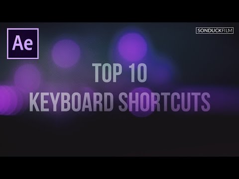Top 10 Time Saving Keyboard Shortcuts For After Effects Video