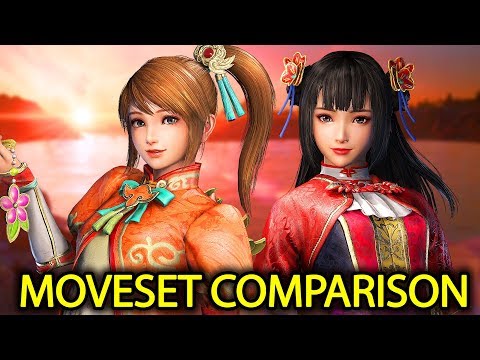 DYNASTY WARRIORS 9 Side by Side Moveset Comparison #4 | Daqiao, Xiaoqiao | 真・三國無双8