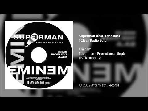Eminem - Superman (feat. Dina Rae) [Clean Radio Edit]