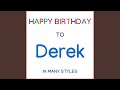 Happy Birthday To Derek Hip Hop