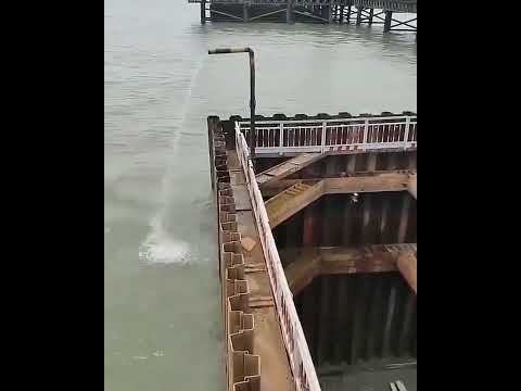 Dewatering, Sheet pile, cofferdam , Pile Foundations prepare to pipe cap,Bridge Construction process