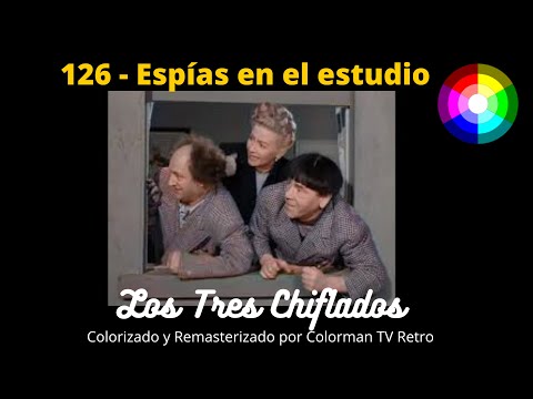126 Los Tres Chiflados, Espías en el estudio- 1950 (Audio Latino) REMASTERIZADO