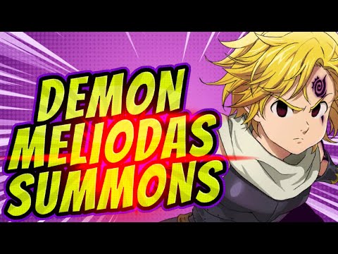 Demon Meliodas SUMMONS!  - Seven Deadly Sins: Grand Cross