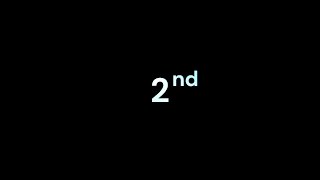 2nd,