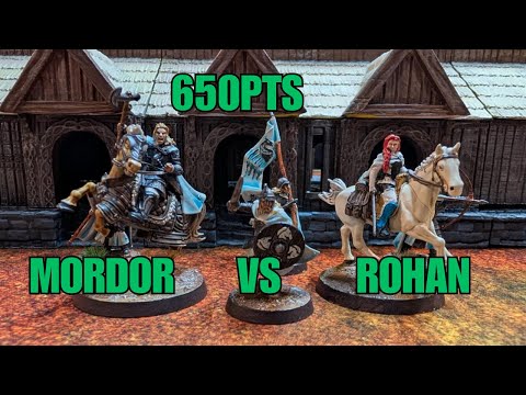 Armee des Großen Auges vs. Armee von Edoras, 650 Punkte, MESBG-Kampfbericht
