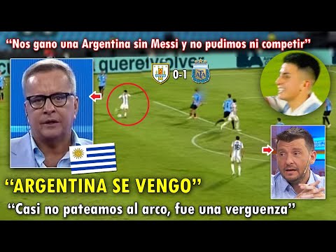 DEVASTATED! URUGUAYAN JOURNALISTS EXPLODE after ARGENTINA'S 1-0 LOSS vs. URUGUAY TODAY