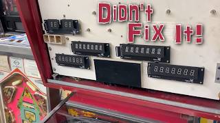 New LED Displays DID NOT FIX This Williams Road Kings Pinball Machine!!!