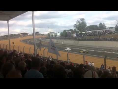 Start of 2011 Le Mans Race - view from grandstand
