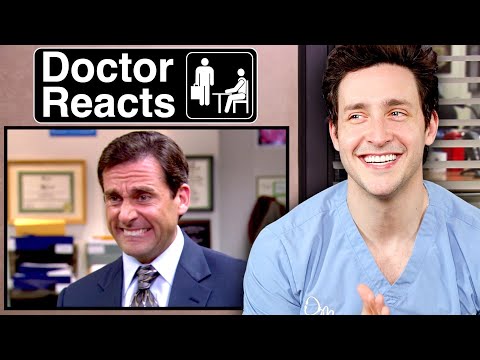 Doctor Reacts To "The Office" Medical Scenes