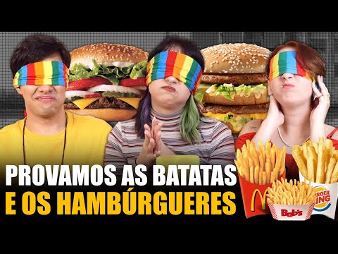 TENTAMOS ADIVINHAR VENDADOS AS REDES DE FAST FOODS | Três de Outubro