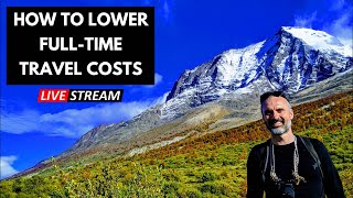 How to Travel the World Full Time Affordably 🔴LIVESTREAM Travel Q&A