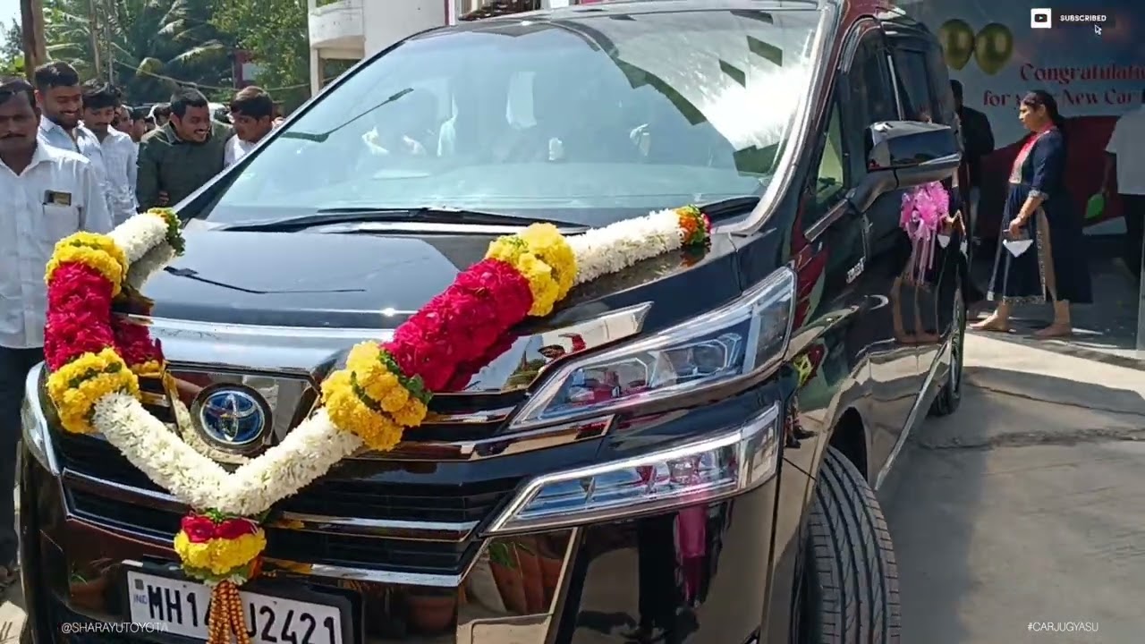Black Colour Vellfire delivery 🖤🖤 | Toyota vellfire new version delivery black #toyotavellfire