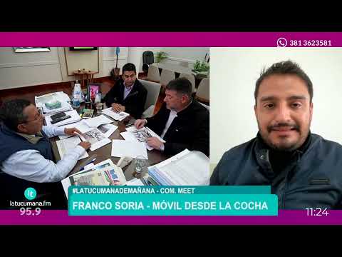 Franco Soria con todas las novedades del municipio de La Cocha