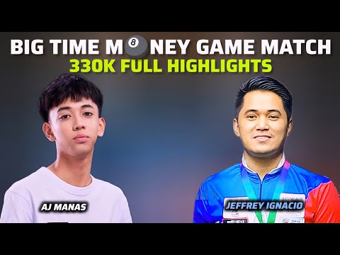 Aj Manas 🆚 Jeffrey Ignacio | 10 BALL Parehas Desisyon Game 330K | Full Game Highlights