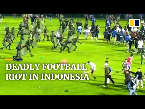 At least 129 killed, nearly 200 hurt in football stadium riot and stampede in Indonesia
