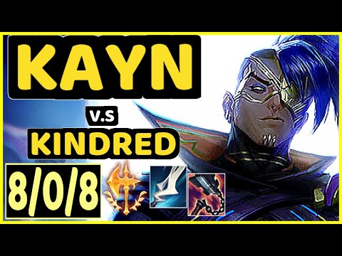 KAYN vs KINDRED - 8/0/8 KDA JUNGLE GAMEPLAY - BR Ranked GRANDMASTER
